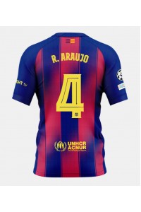 Barcelona Ronald Araujo #4 Jalkapallovaatteet Kotipaita 2025-26 Lyhythihainen